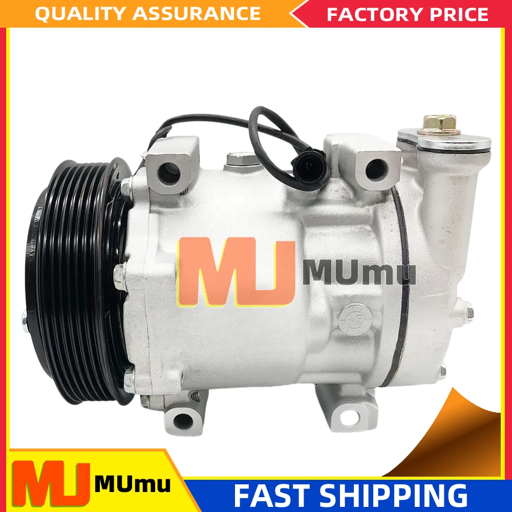 

SD7V16 Ac Compressor For Fiat Bravo Coupe Stilo Lancia Lybra 60814396 60653652 71721751 71721752 71781783 1174 1157 1157F