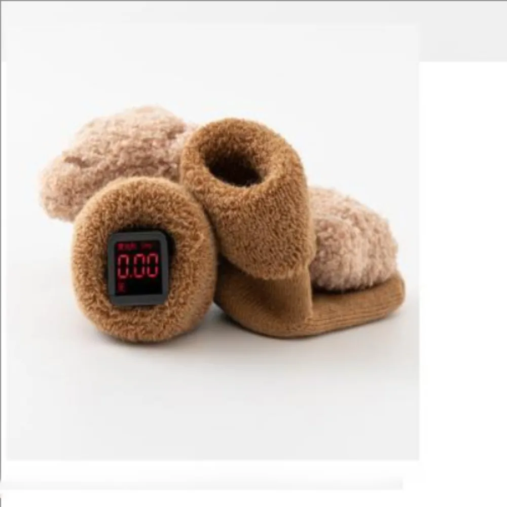 Cute Combed Cotton Winter Soft Cotton Bear Socks Little Bear Plush Anti Slip Soled Sock Antiskid Kids Thicken Socken Girl