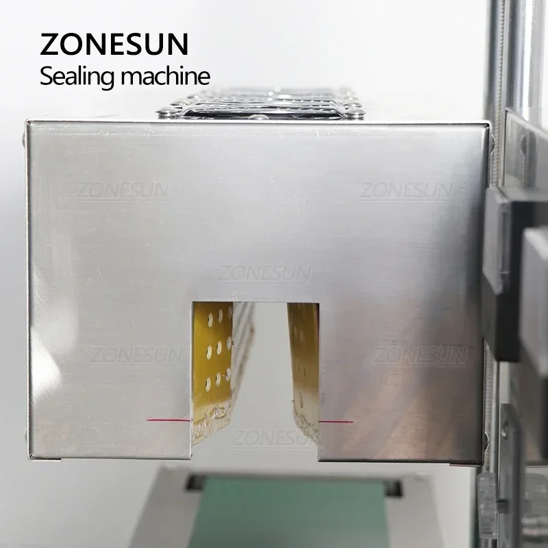 

ZONESUN Automatic Sharp Mouth Bottles Sealer Electromagnetic Induction Aluminum Foil Sealing Machine ZS-FK2200