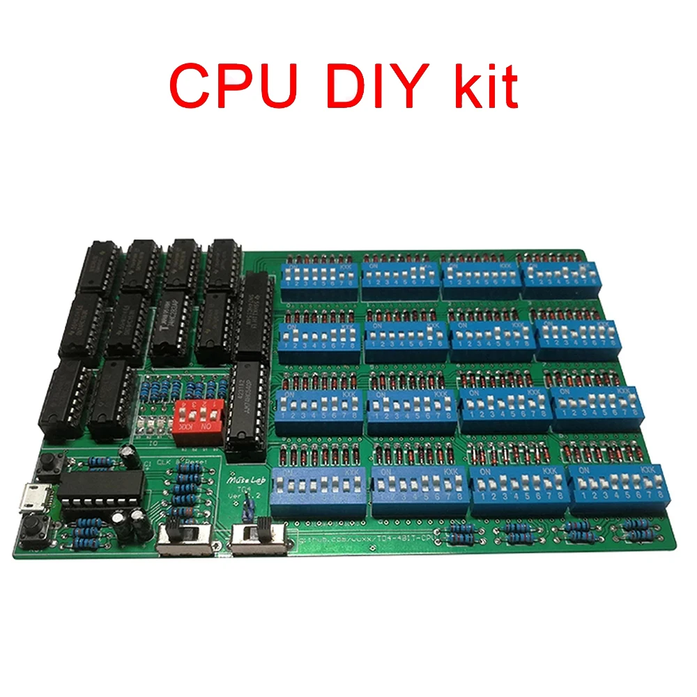 CPU DIY kit TD4 DIY CPU kit (PCB and all components) Make a simple yet complete CPU