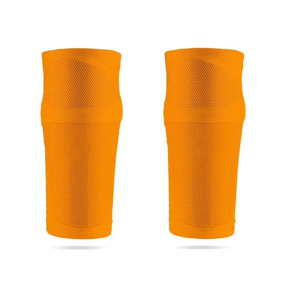 1 Paar Fußball Schienbeins chutz Fußball Crash proof Waden schutz Nylon Bein ärmel Socken Schienbeins chutz mit Taschen training Schutz