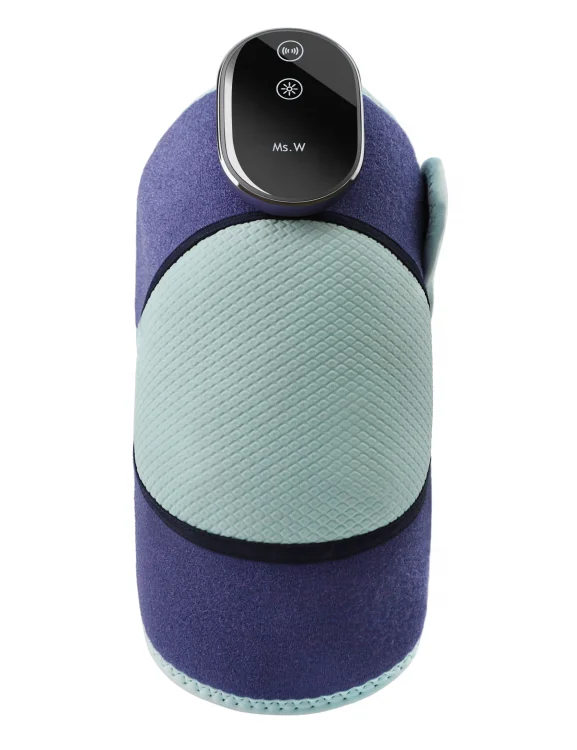 

Knee Massager with Heat and Vibration Portable Cordless Electric Massage Knee Heating Pads Brace Wrap