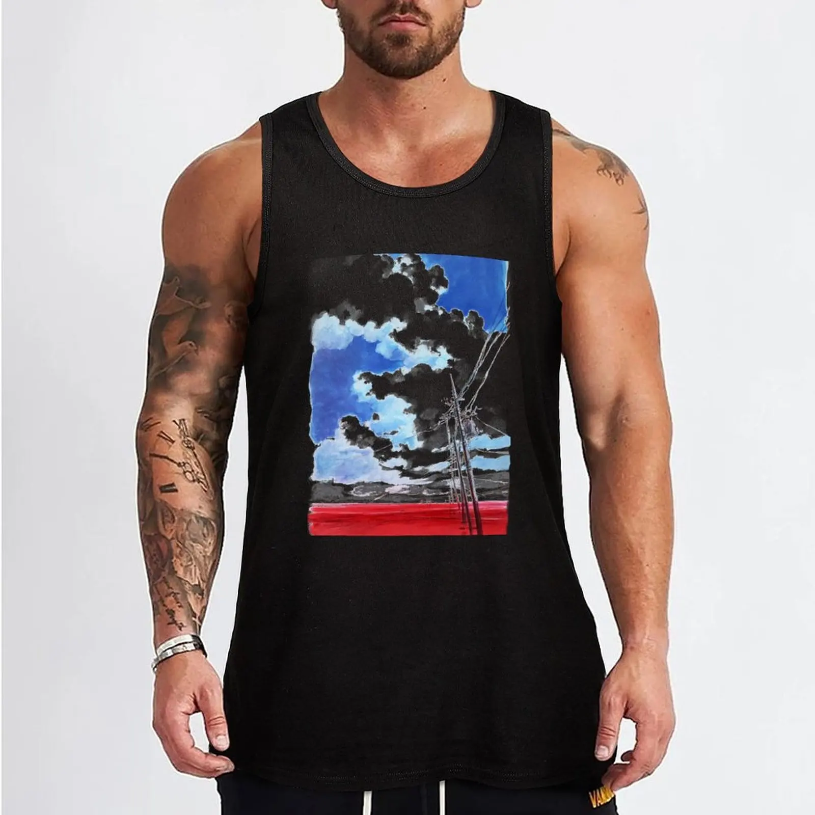 Near Fourth Impact LCL Sea Tank Top men clothings t-shirts man Sportswear for men