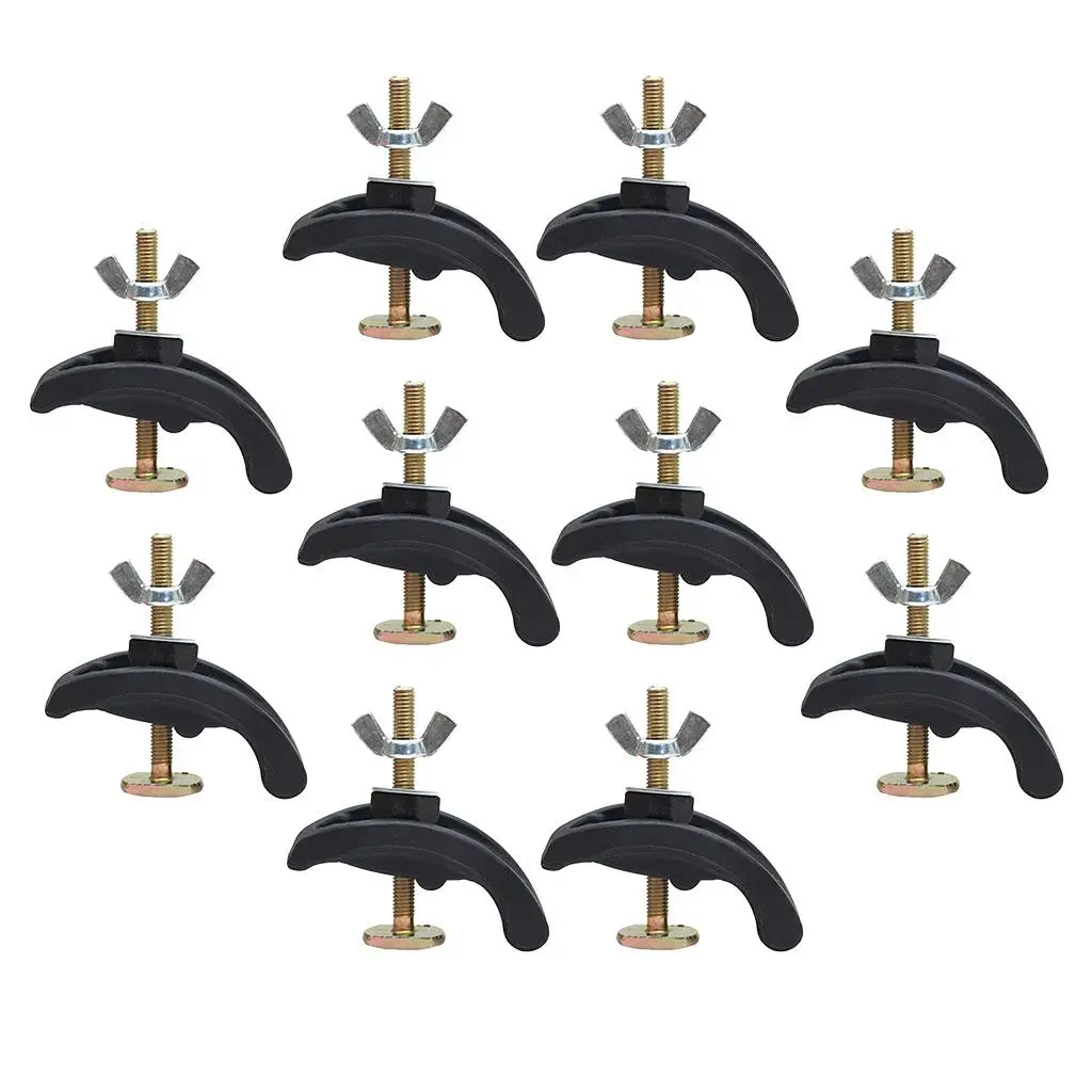 10-pieces-arcuate-press-plate-clamp-fixture-t-track-splint-router-accessory