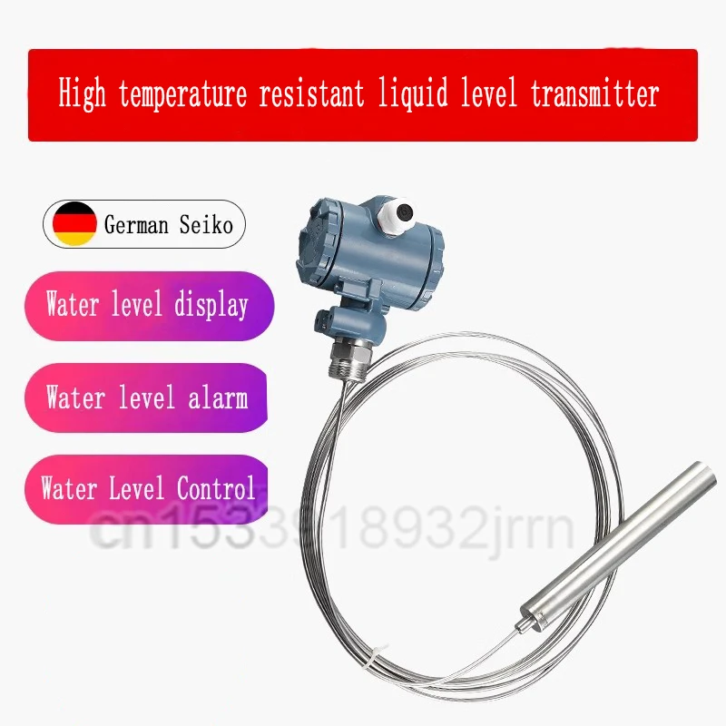 

High Temperature Resistant Gas Cylinder Input Transmitter Liquid Level Pressure Control Display4-20ma Water Oil Pressure Sensor