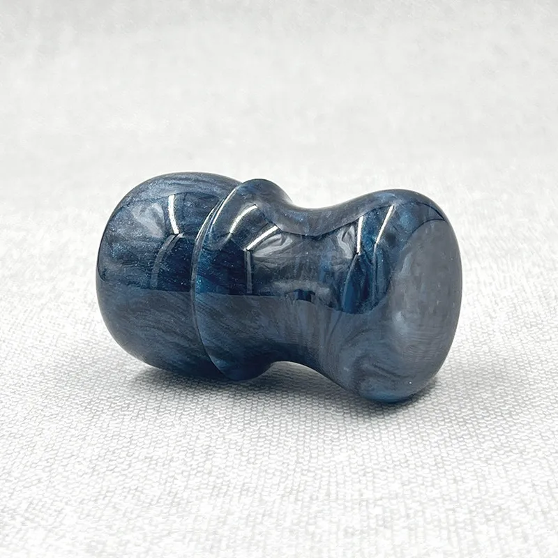 Xingshen Blue Sea Blingbling Beard Men's Shaving Brush Badger Knot Shaving Brush Handle Supports Customization