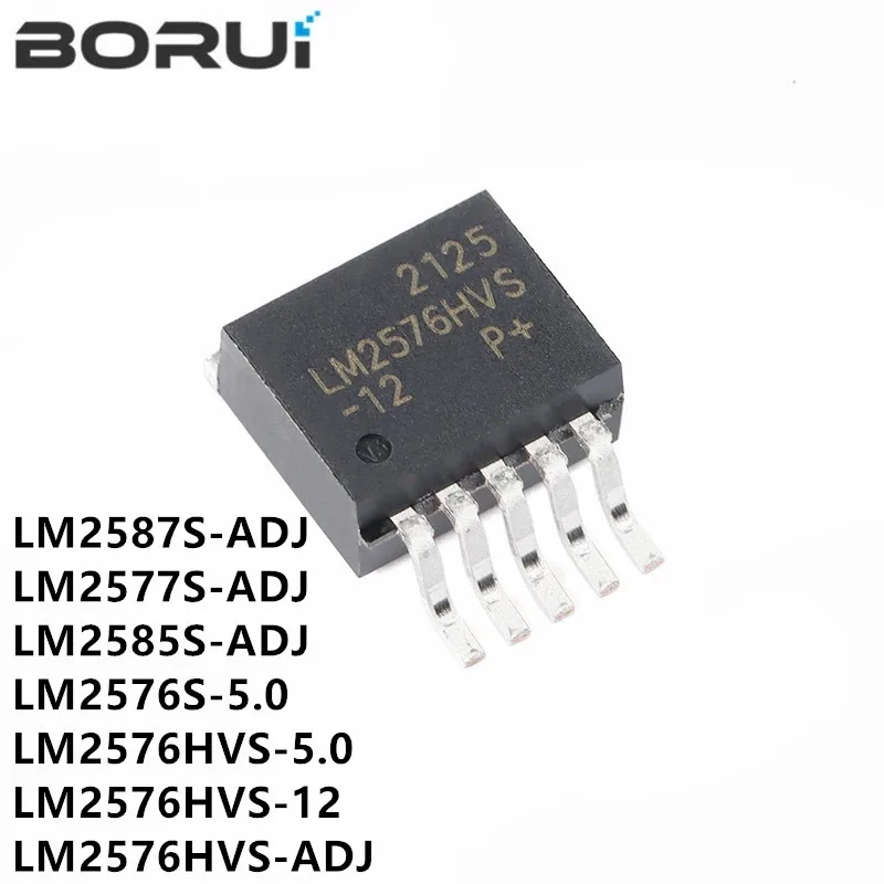 5piece LM2587S-ADJ LM2585S-ADJ LM2577S-ADJ LM2576S-5.0 LM2576HVS-ADJ LM2576HVS-5.0 LM2576HVS-12 LM2585 LM2577 LM2576 TO-263-5