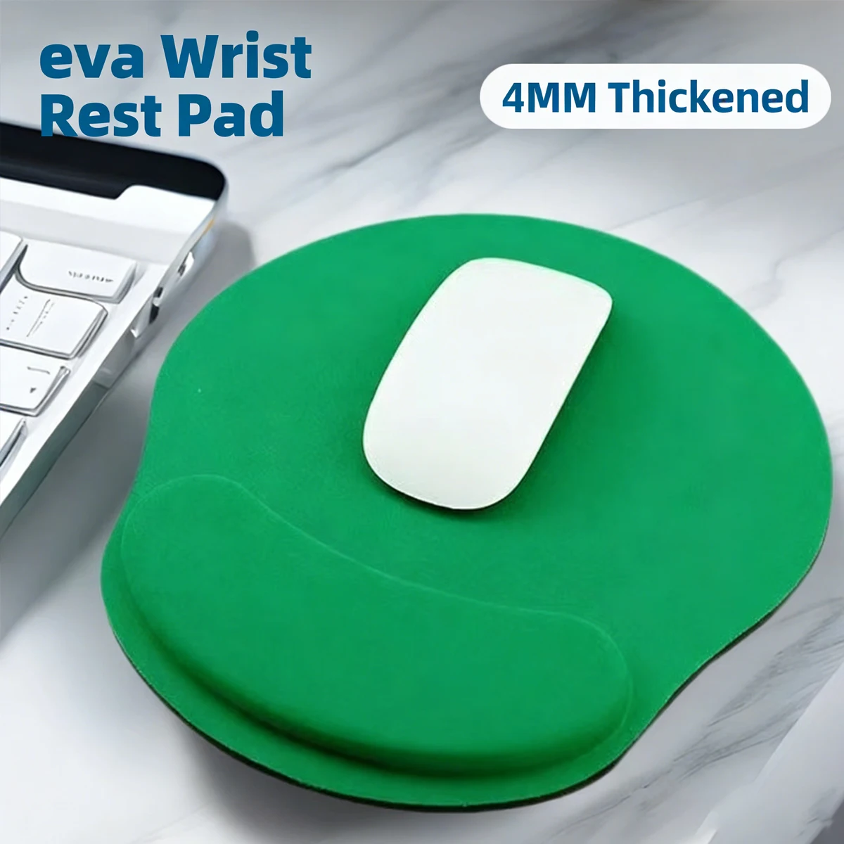Thickened Pure Color EVA Mousepad Soft Comfortable Wrist Protection High Elasticity Mouse Mat for Computer Gaming