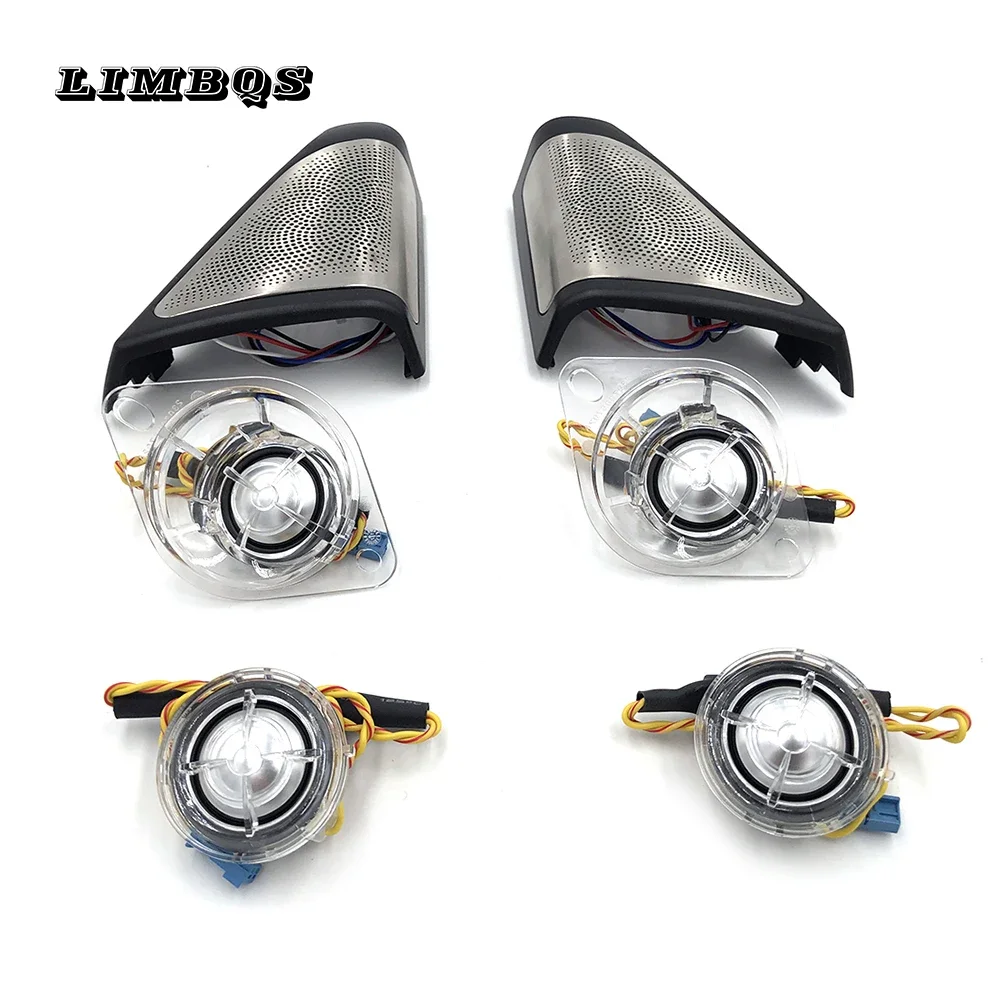 Car A Column Front Tweeter Speaker Cover For Bmw F10 F11 6pcs Loudspeaker Frame Cover Trim High Quality Original Replace