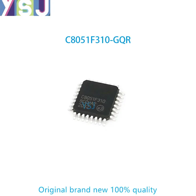 

C8051F310-GQR IC MCU 8BIT 16KB FLASH 32LQFP