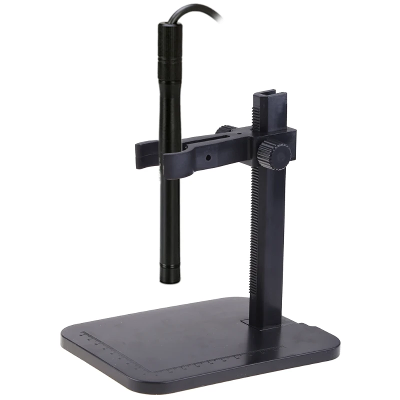 Aluminum Adjustable Microscope Stand Portable Up and Down USB Digital Microscope Endoscope Magnifier Loupe Camera