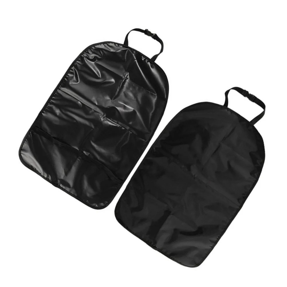 

Car Back Protector Kick Mat Black High Quality Seat Back Protector Auto Kick Mat Mud Clean Anti-Scuff