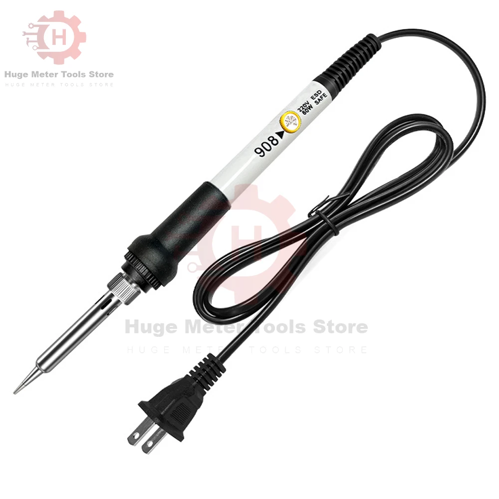 Adjustable Temperature Electric Soldering Iron 60W 220V 110V Solder Iron Professional Tin Welder Heat Pencil Tips Repair Tools