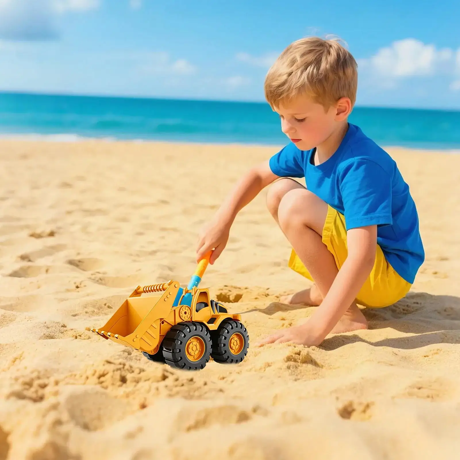 

Excavator Toy Inertia Driving Vehicle Sandbox Excavator With Articulated Boom And Rotating Cabin For Kids Sandbox Play Home