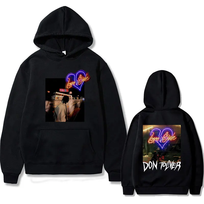 

Rapper Don Toliver Love Sick Music Album Graphic Hoodie Men's Hip Hop Oversized Hoodies Male Casual Fleece Cotton Sweatshirt