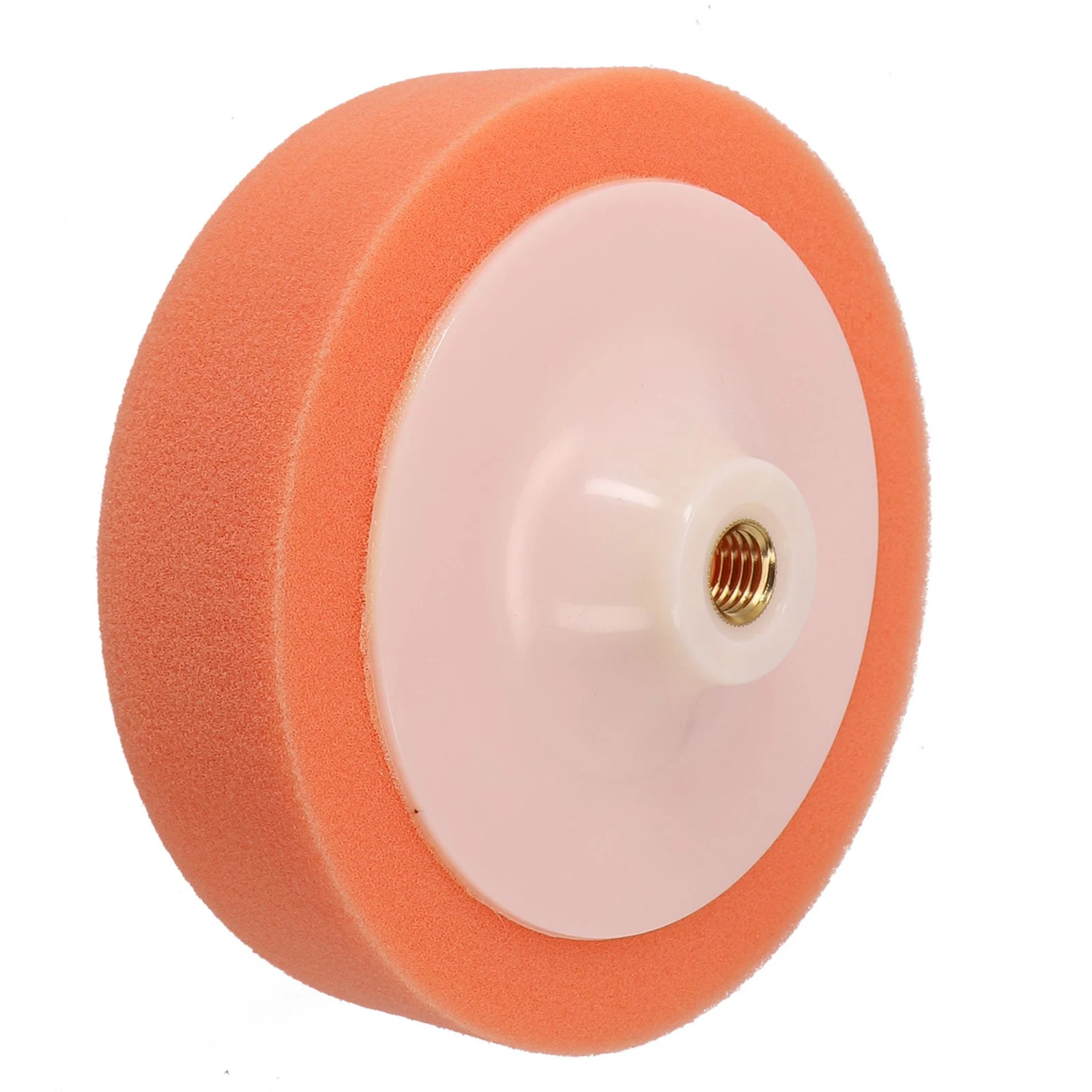 1x 6 Inches 150 Mm Car Polishing Sponge Tip Orange  Foam Buff Head Pad For Car Polishing Maintenance Clearing Polishing Disc