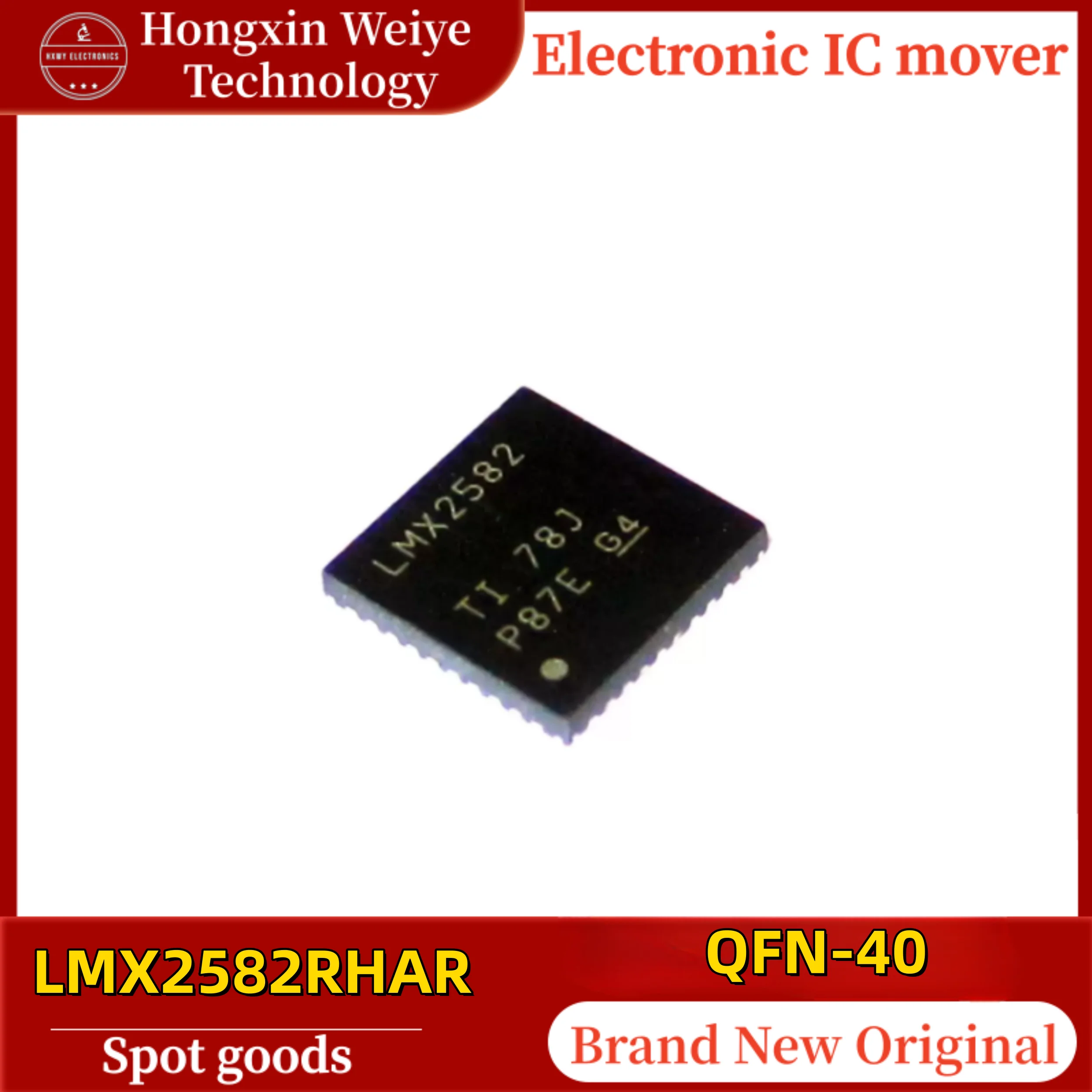

(2/10 pieces) LMX2582RHAR LMX2582 QFN-40 with Silkscreen Mark LMX2582 Clock Generator IC Original Brand New In Stock Fast Shippi