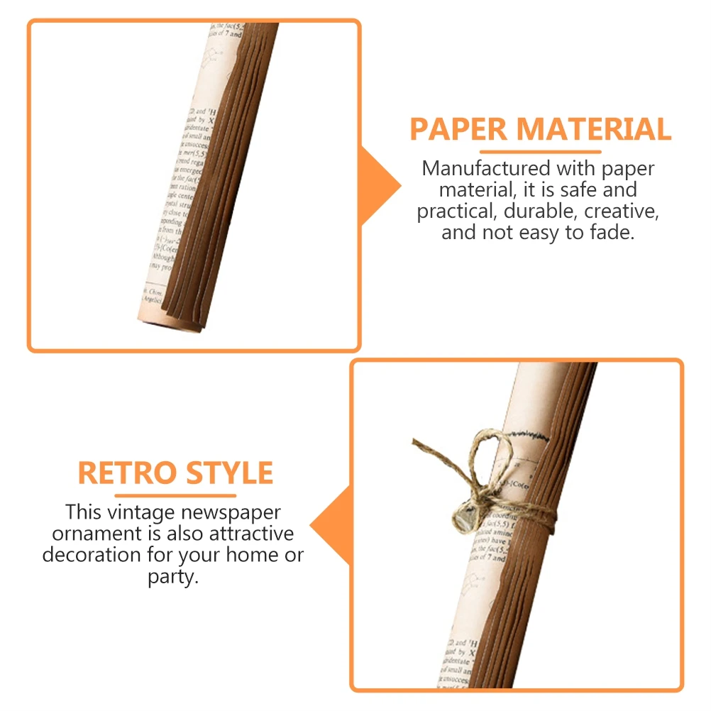 

Vintage Newspaper for Photography Home Decor Newspaper Props For Photography Studio Background Accessories Durable Creative Not