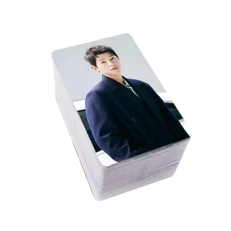 100PC No Repeat Song Joong Ki HD Posters Lomo Cards Pai Li De Descendants of The Sun Drama Stills Photos Meal Bus Card Stickers