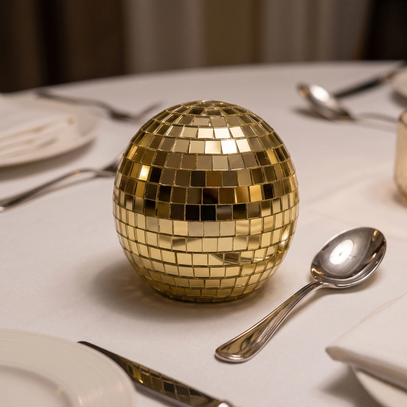 Disco Ball Bottle Opener Mirrored Bottle Opener with Mirror Tiles Reflective Eye-Catching for Party Hosts, Parties, Home Bar