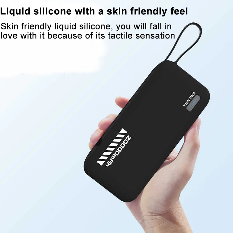 

Silicone Case for ACUKTECH CP25 20000mah 55W Power Bank Portable Protective Case Travel Carrying Case Storage Bag