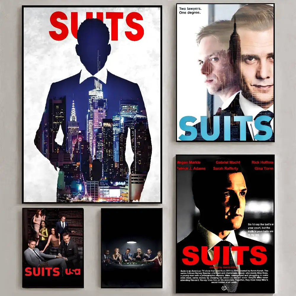 Specter Lawyer In TV Suits Art Poster Art HD Canvas Advanced Aesthetic Printing Paper Wall Art for Living Room Home Decor