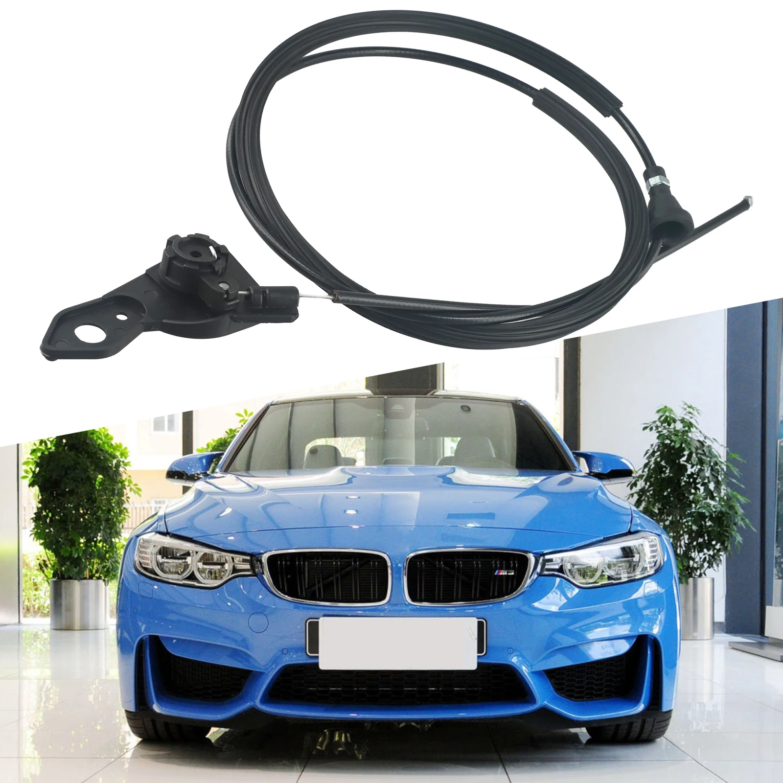 

Manual Measurement Vehicle Repair Car Maintenance Hood Release Cable Car Accessories Non-deformation Easy To Install