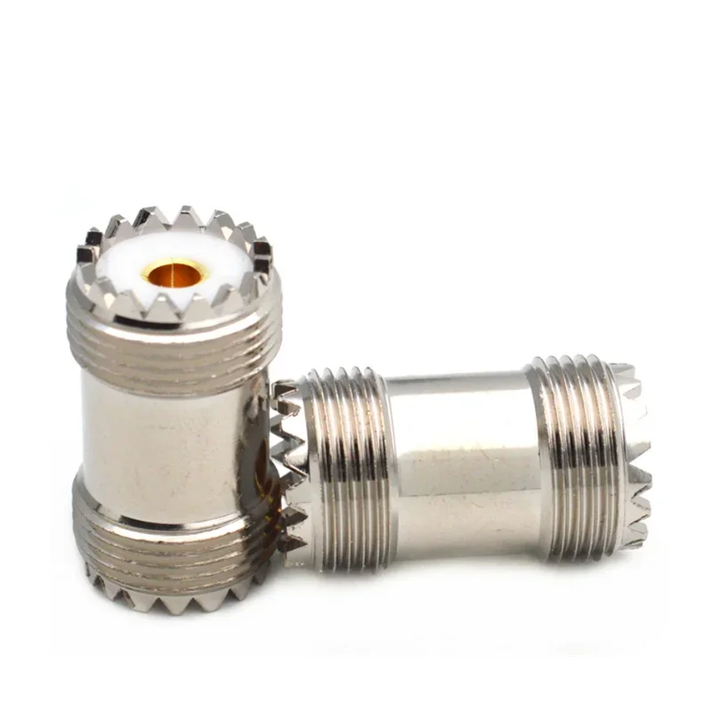 2pcs UHF Female SO-239 Jack to UHF Female SO239 RF Adapter Connector for PL-259 UHF Male SL16,M,UHF-KK