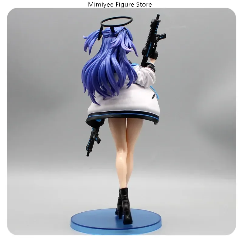 Figura de Anime azul de 24cm, modelo de archivo Hayase Yuka, juguete coleccionable, estatua de niña de dibujos animados, regalo ornamental para fanáticos