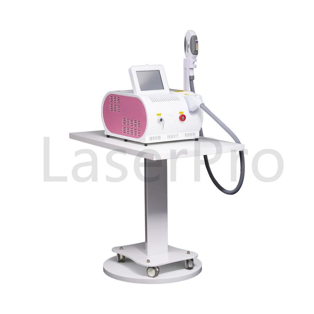 Professionnel une poignée e-light OPT Super épilation Machine de rajeunissement de la peau indolore congélation épilation blanchiment Machine