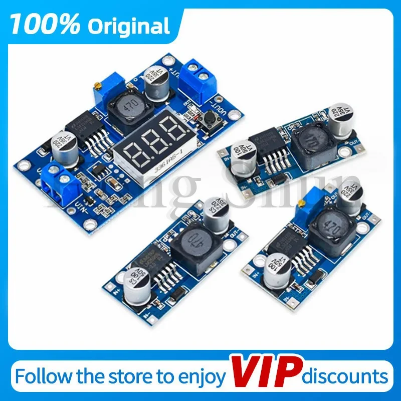 DC-DC step-down power module 3A adjustable step-down module LM2596 voltage stabilization 24V to 12V 5V 3V