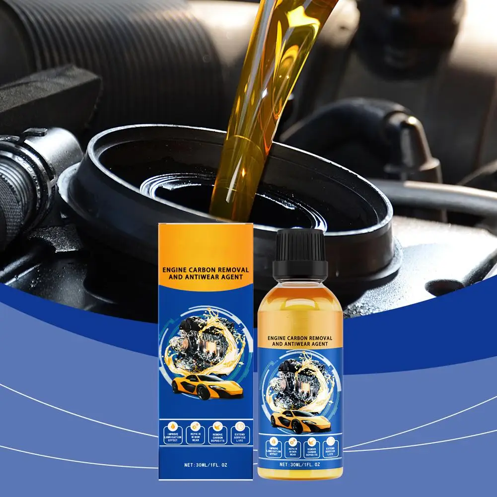 

Engine Carbon Removal Repair Agent 30ml Engine Anti-Wear Tool Agent Fast-Acting Detailing Automotive Rust-Resistant Cleanin B9G6
