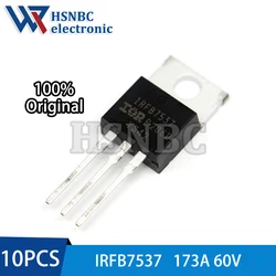 10PCS IRFB7537PBF IRFB7537 FB7537 TO-220 60V 173A N-channel Power MOSFET Transistor 100% New Original