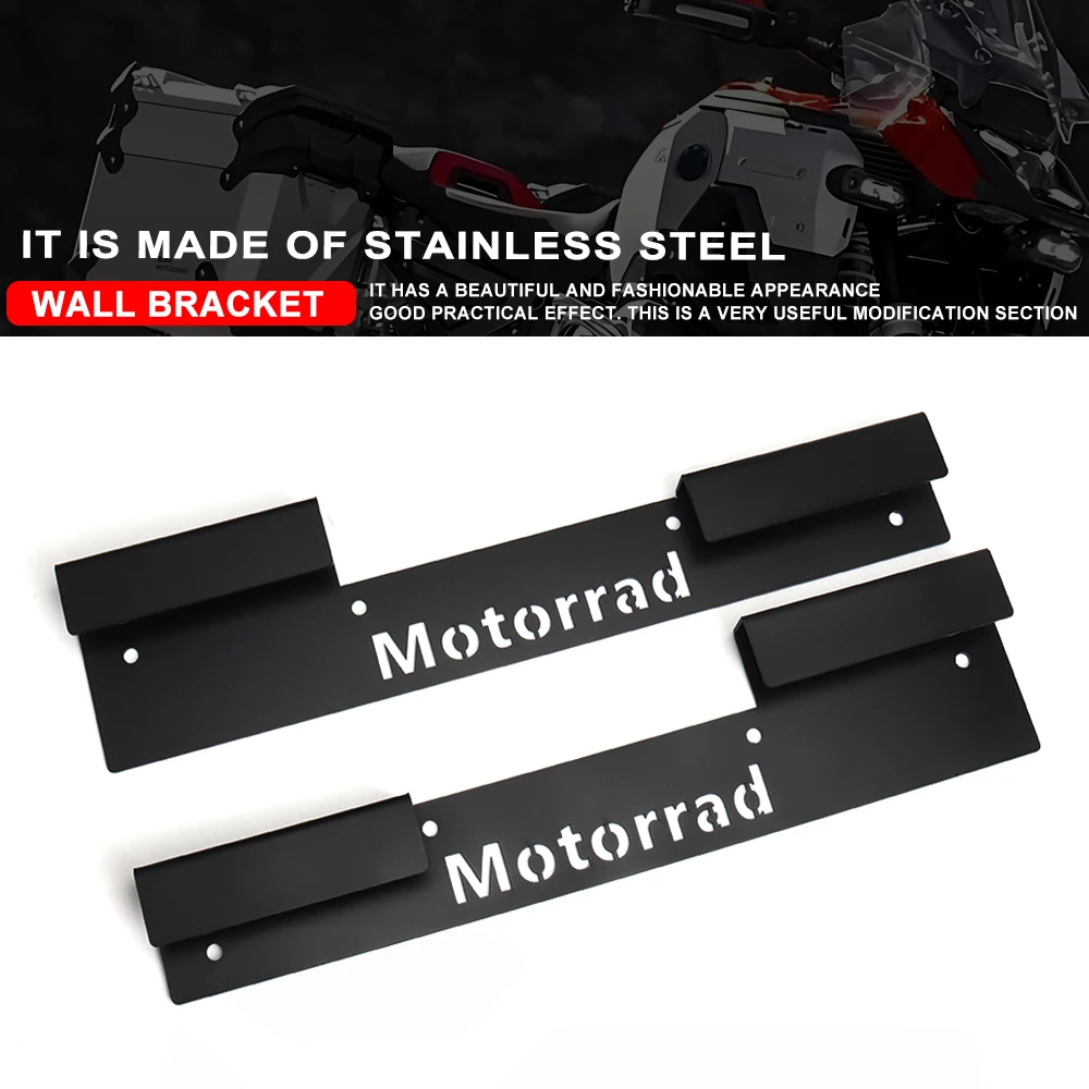 

Настенный кронштейн для бокового багажа мотоцикла для R1300GS ADV 2025-2026, стойка для хранения седельной сумки, поддержка нержавеющей стали