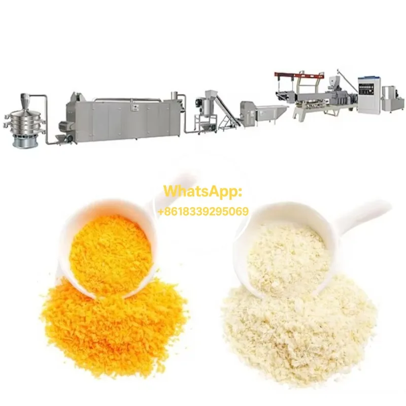 Precio de fábrica, máquina para hacer pan, migas de pan, aperitivos, alimentos, máquina para hacer panko