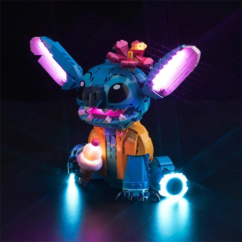 43249 Stitch Movie Led Lighting Kit Not Include Building Blocks (Only Lighting Set)