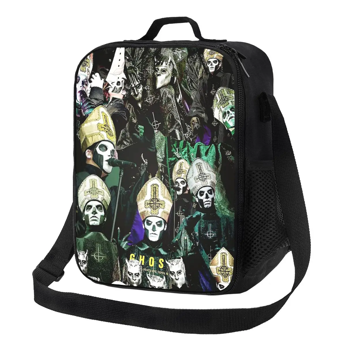 

Призрак Б.К. Сумки для обеда с ремешком, изолированная коробка для бенто, портативная сумка для обеда, герметичные сумки для пикника, термосумка для женщин, детей, школы