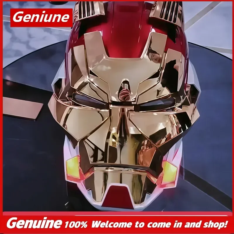 High Quality Iron Man Helmet Mk5 Mk7 Mk17 Mk50 Wearable Led Light Mask Cosplay Role Playing Collectible Gift For Adult - view 5