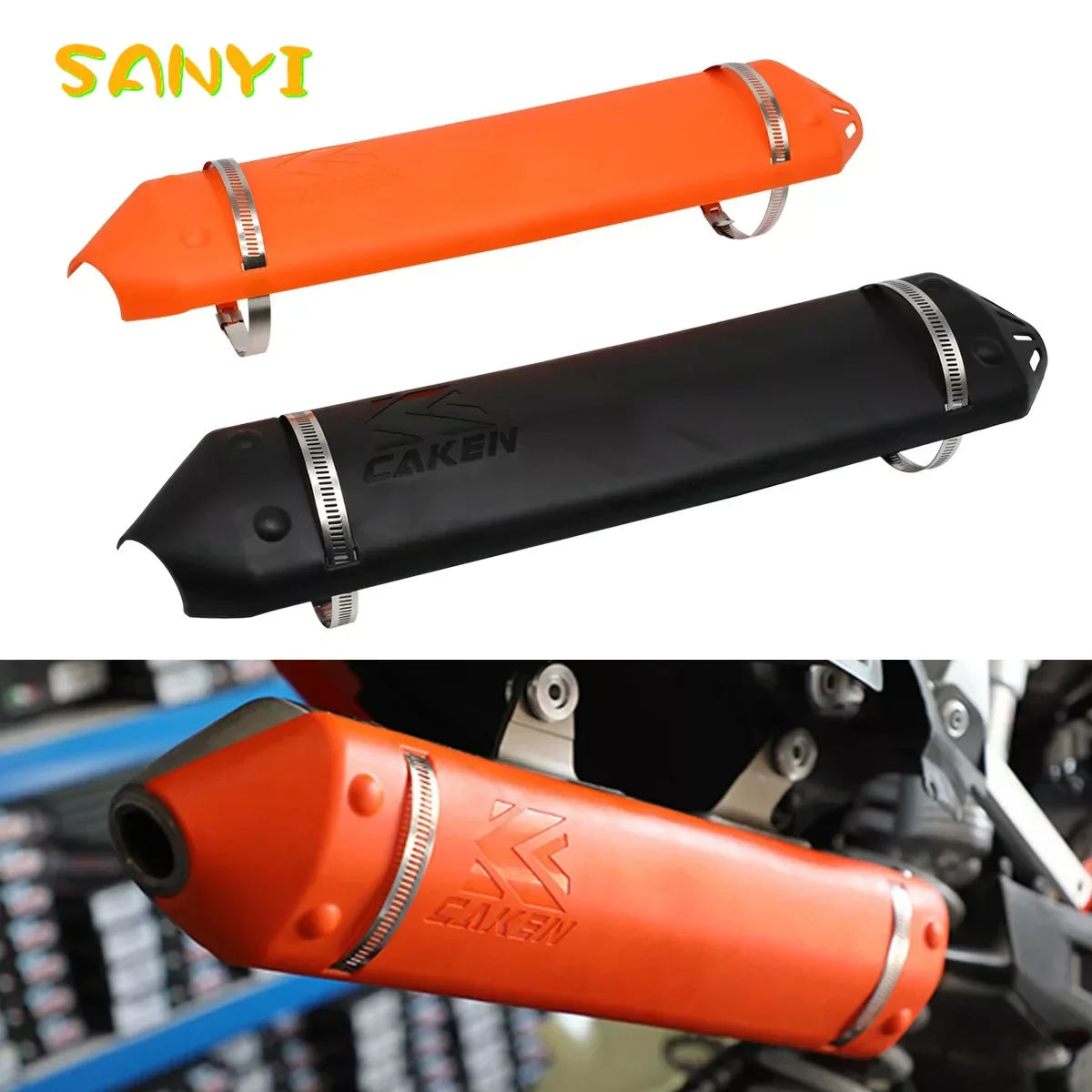 Motorrad Hitzeschild Auspuff abdeckung für ktm xc xcw exc te 250 300 tpi hengjian hjz300 2020 2021 2022 2023 Dirtbike