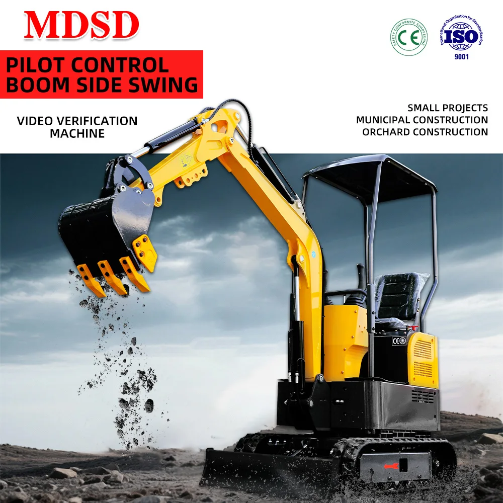 

Сельскохозяйственный мини-экскаватор 0,8-2 тонны, гусеничный маленький микроэкскаватор, гидравлический гусеничный мини-экскаватор EPA/CE для ландшафтного дизайна