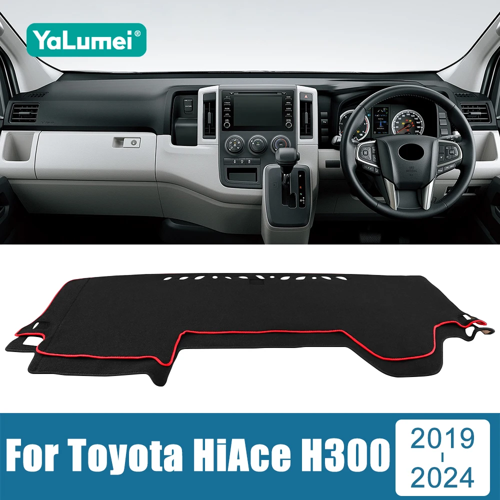 

For Toyota Granvia Hiace Commuter 2019 2020 2021 2022 2023 2024 Car Dashboard Cover Dash Mat Sun Shade Non-slip Pad Accessories