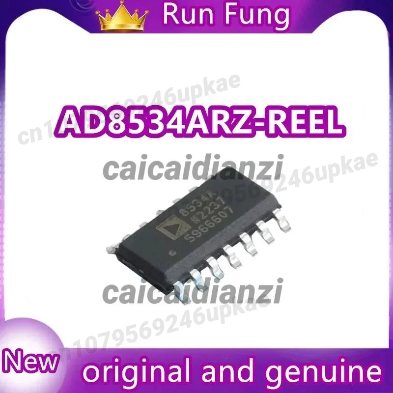 

AD8534ARZ-REEL AD8534ARZ General Purpose Amplifier 4 Circuit Rail-to-Rail 14-SOIC 10Pcs/Lot New Original
