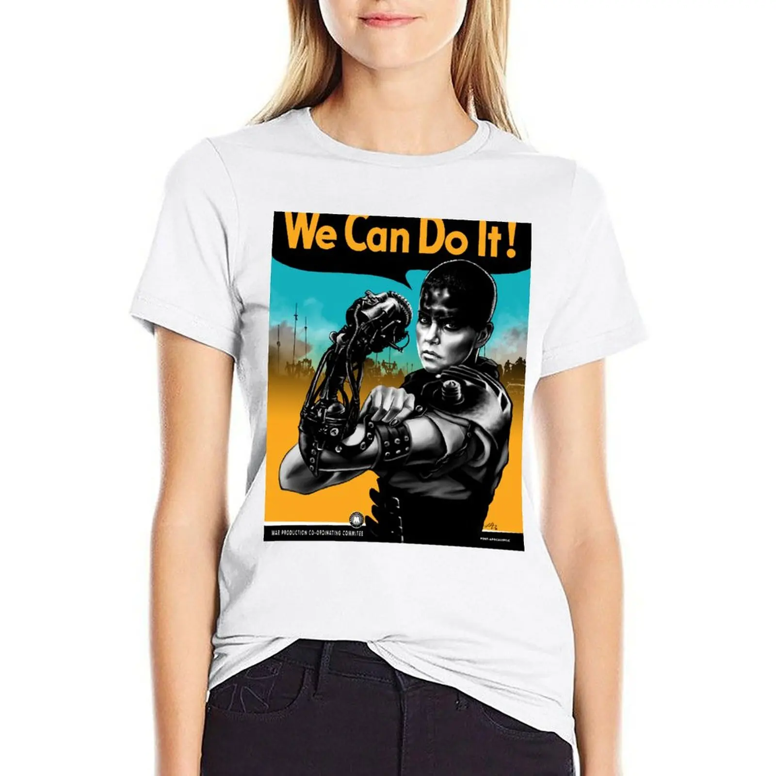 

We Can Do It (Furiously) - light colors T-shirt cute clothes anime clothes luxury designer clothing Women