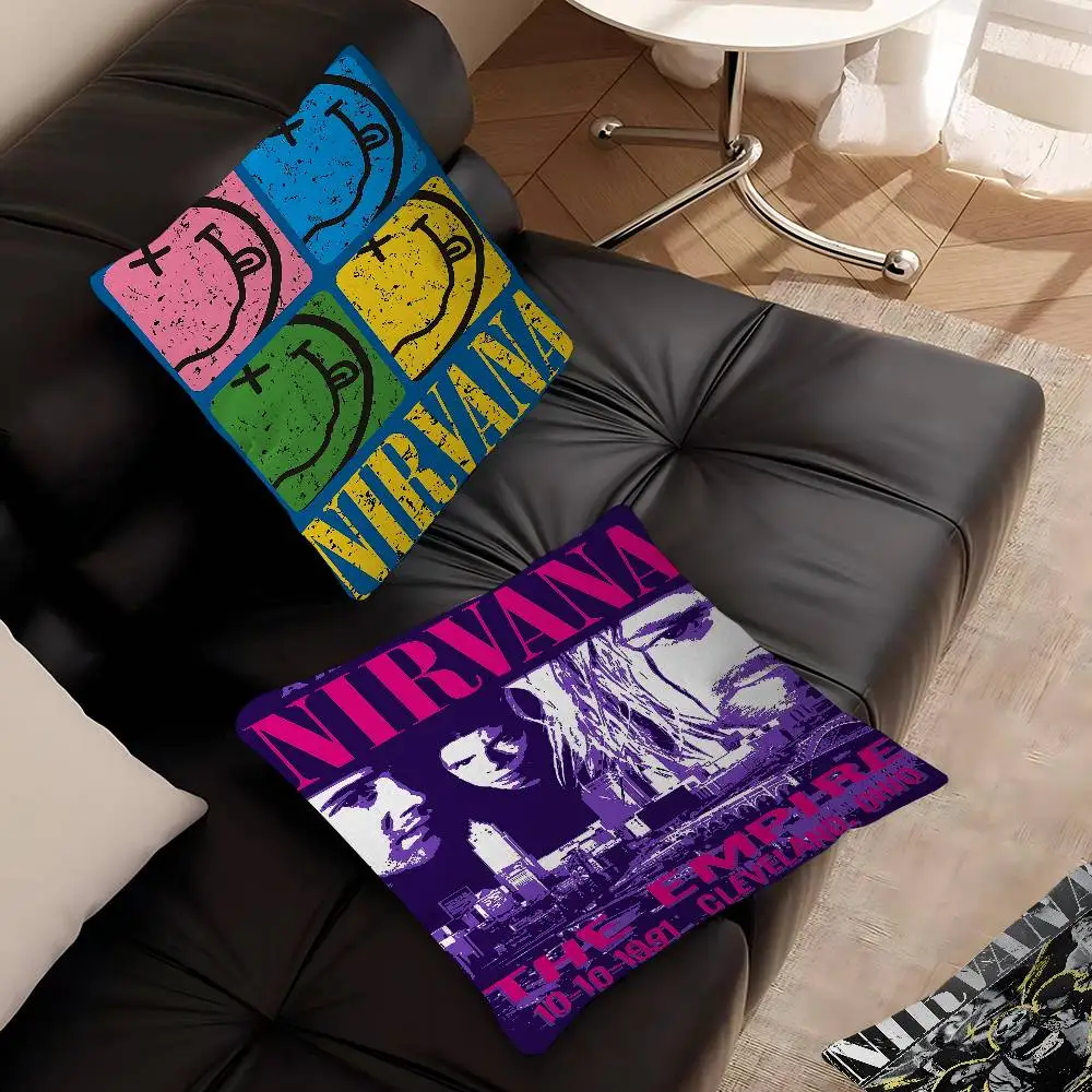 Band N-Nirvana Lucky Dragon Pillow Cover Sofa Cushion Cover Home Room Decoration Children Gift