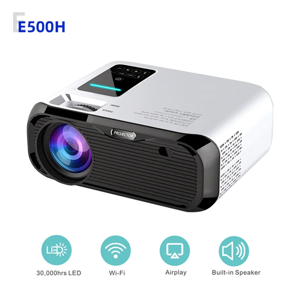 Hot sale 1280x720P WiFi Projector supported 1080P android system home entertainment portable projector