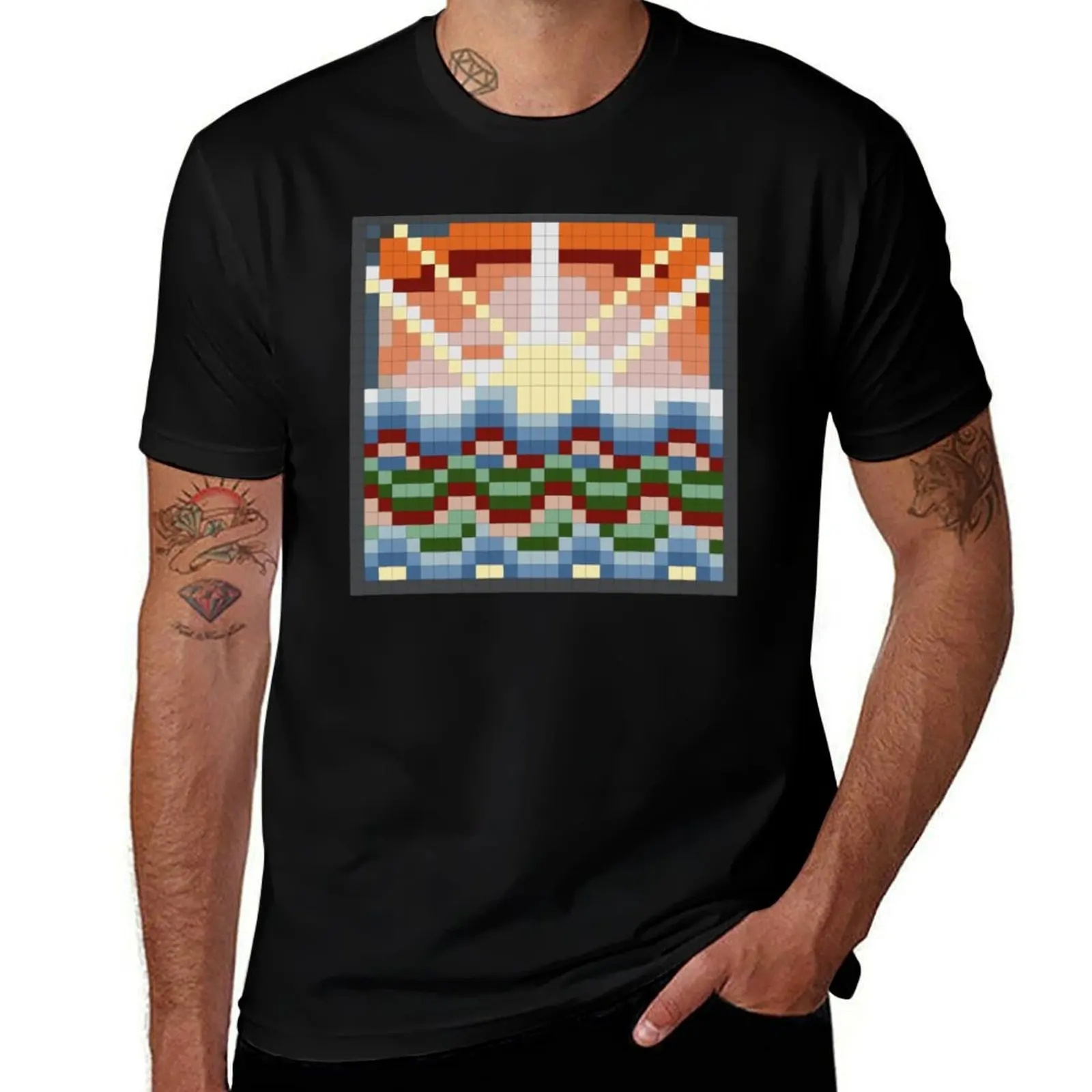 

Mosaic T-Shirt man t shirt designer shirts plus size tops shirts graphic tee men