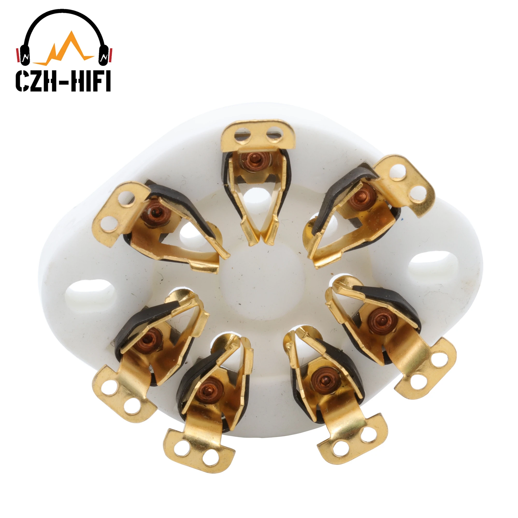 1pc 7pin Ceramic Tube Socket Valve Base For  FU-25 1625 6A6 826 832 Vintage Audio Amplifier DIY