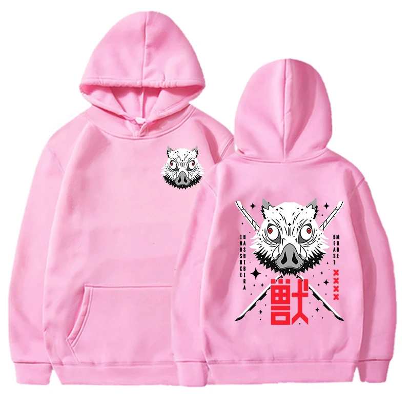 Hot Autumn and Winter Popular Sweatshirt Hashibira Inosuke Printed Hoodies For Women Men Coat Fashion Plus Size Anime Clothing