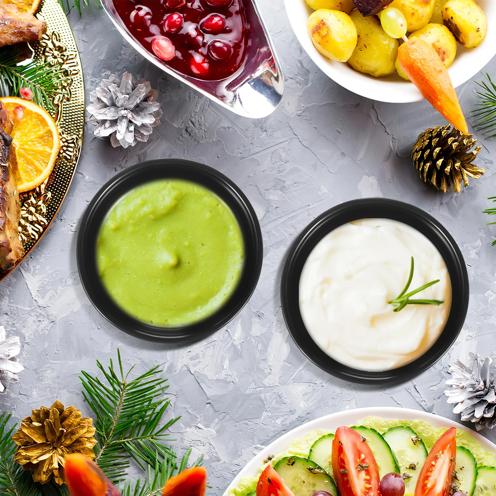 

6Pcs Japanese Ceramic Tableware Elegant Design Compact Size Perfect for Individual Servings Snacks Cute Ceramic Plates