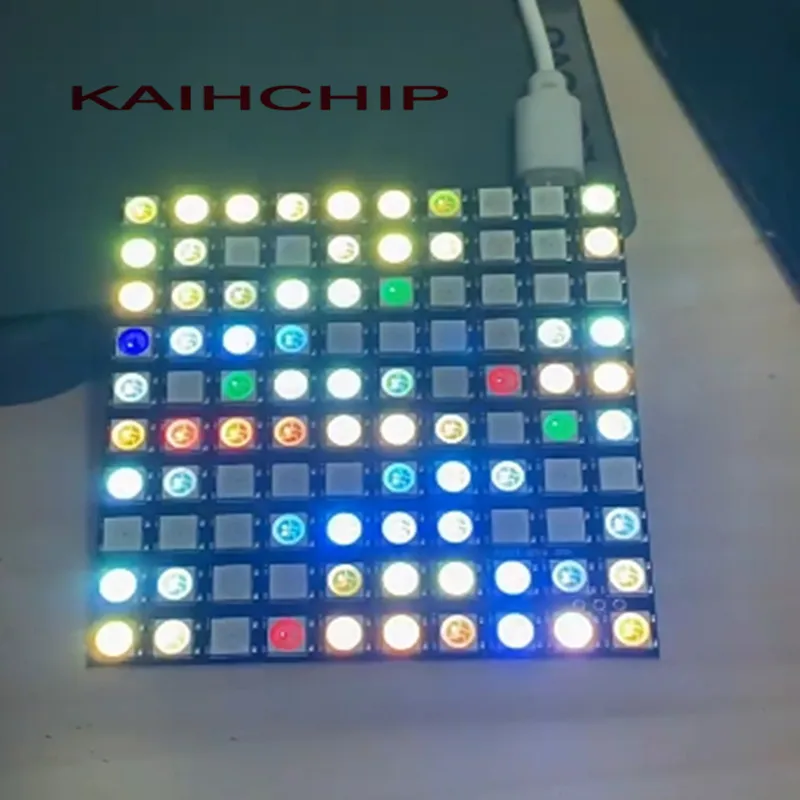 Dotstar alta densidade 8x 8 matriz 64 bits Rgb conduziu a tela do pixel